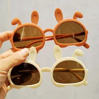 Cute Sweet Bunny Ears Pc Special-shaped Mirror Full Frame Kids Sunglasses main image 2