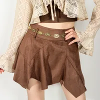 Retro Geometric Alloy Plating Women's Chain Belts main image 1