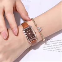 Elegant Rectangle Buckle Quartz Women's Watches main image 1