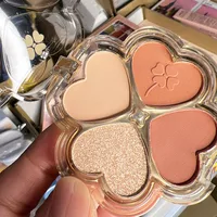 Cute Heart Shape Plastic Eye Shadow main image 2