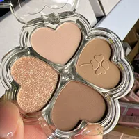 Cute Heart Shape Plastic Eye Shadow main image 3