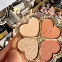 Cute Heart Shape Plastic Eye Shadow main image 5