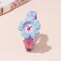 Cute Flower Buckle Quartz Kids Watches main image 6