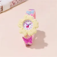 Cute Flower Buckle Quartz Kids Watches main image 1