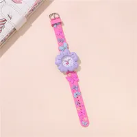 Cute Flower Buckle Quartz Kids Watches main image 4