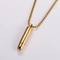 Stainless Steel 18K Gold Plated Simple Style Bullet main image 1