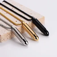 Stainless Steel 18K Gold Plated Simple Style Bullet main image 6