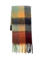 Women's Fashion Lattice Polyester Tassel Polyester Scarves sku image 11