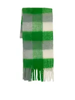 Women's Fashion Lattice Polyester Tassel Polyester Scarves sku image 6