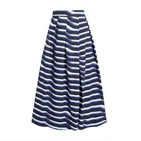 Women's Beach Modern Style Stripe 2 Pieces Set One Piece Swimwear sku image 3