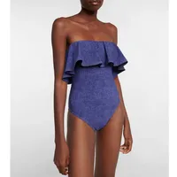 Women's Beach Modern Style Stripe 2 Pieces Set One Piece Swimwear main image 3