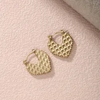 1 Pair Simple Style Round Plating Inlay 304 Stainless Steel Artificial Pearls 18K Gold Plated Earrings main image 6