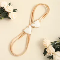 Elegant Glam Heart Shape Alloy Plating Inlay Artificial Gemstones Women's Chain Belts main image 3
