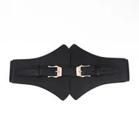 Business Modern Style Oversized Solid Color Pu Leather Buckle Women's Leather Belts main image 7