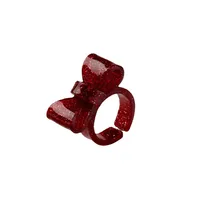 Cartoon Style Cute Bow Knot Arylic Women's Open Rings main image 4