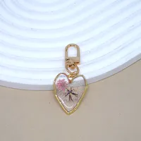 Simple Style Heart Shape Resin Keychain sku image 1