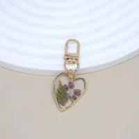 Simple Style Heart Shape Resin Keychain sku image 2