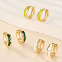1 Pair 925 Sterling Silver Circle Round Hoop Earrings main image 4