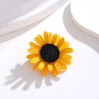 Pastoral Plant Daisy Alloy Women's Corsage Brooches Collar Pin main image 2