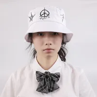 Unisex Casual Hip-hop Letter Wide Eaves Bucket Hat main image 4