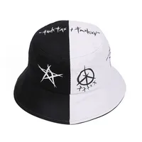 Unisex Casual Hip-hop Letter Wide Eaves Bucket Hat main image 5