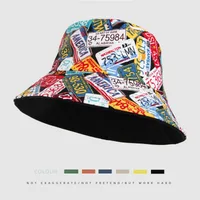 Unisex Casual Hip-hop Letter Wide Eaves Bucket Hat main image 3