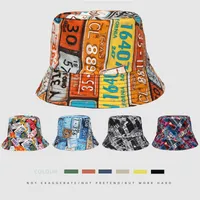 Unisex Casual Hip-hop Letter Wide Eaves Bucket Hat main image 2
