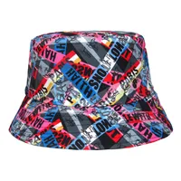 Unisex Casual Hip-hop Letter Wide Eaves Bucket Hat sku image 1