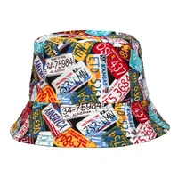 Unisex Casual Hip-hop Letter Wide Eaves Bucket Hat sku image 4