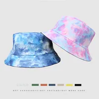 Unisex Simple Style Colorful Wide Eaves Bucket Hat main image 4