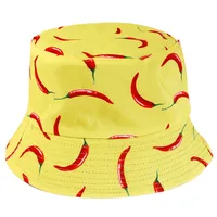 Unisex Simple Style Vegetable Wide Eaves Bucket Hat main image 2