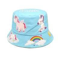 Girl's Cute Simple Style  Printing Bucket Hat sku image 2