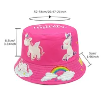 Girl's Cute Simple Style  Printing Bucket Hat main image 5