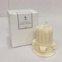 Vintage Style Solid Color Wax Candle sku image 1