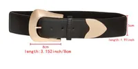 Elegant Formal Commute Color Block Pu Leather Buckle Artificial Leather Women's Leather Belts main image 5