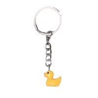 Cute Duck Resin Unisex Bag Pendant Keychain main image 2