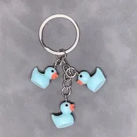 Cute Duck Resin Unisex Bag Pendant Keychain sku image 26