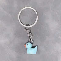 Cute Duck Resin Unisex Bag Pendant Keychain main image 4