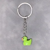 Cute Duck Resin Unisex Bag Pendant Keychain sku image 18