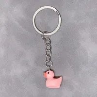 Cute Duck Resin Unisex Bag Pendant Keychain sku image 21
