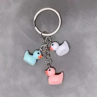 Cute Duck Resin Unisex Bag Pendant Keychain sku image 29
