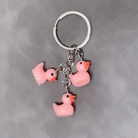 Cute Duck Resin Unisex Bag Pendant Keychain sku image 28