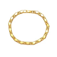 Ig Style Solid Color Alloy Men's Bracelets main image 2