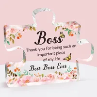 Cute Letter Flower Arylic Ornaments Artificial Decorations main image 2