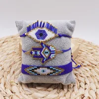 Casual Vintage Style Devil's Eye Glass Rope Handmade Women's Bracelets main image 5
