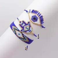 Casual Vintage Style Devil's Eye Glass Rope Handmade Women's Bracelets main image 2