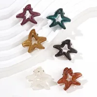 Women's Cute Heart Shape Plastic Hollow Out Hair Clip main image 4