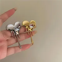 Elegant Simple Style Heart Shape Alloy Plating Inlay Zircon Women's Brooches 1 Piece main image 5