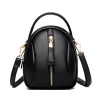 Solid Color Street Women's Backpack sku image 1