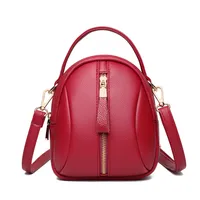 Solid Color Street Women's Backpack sku image 2
